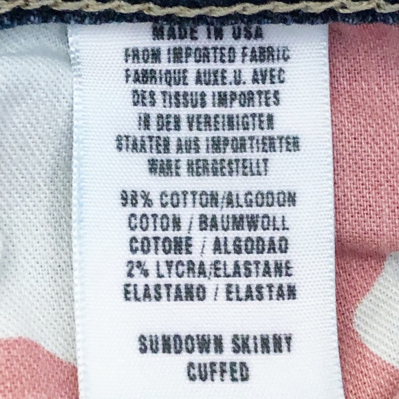Lucky Brand Womens Sundown Skinny Cuffed Jeans - Picture 7 of 8